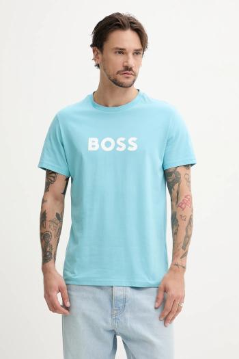 Plážové tričko BOSS vzorovaný