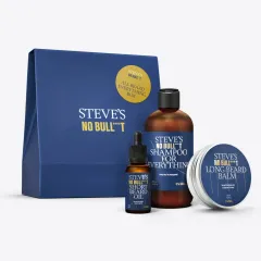 Kozmetická sada Steve´s All Beard Everything Box Steve's šampón na vlasy a fúzy 250 ml + Steve's olej na bradu 30 ml + Steve's balzam na fúzy 50 ml da