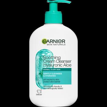 GARNIER Skin Naturals upokojujúci čistiaci krém s kyselinou hyalurónovou a aloe vera, 250 ml