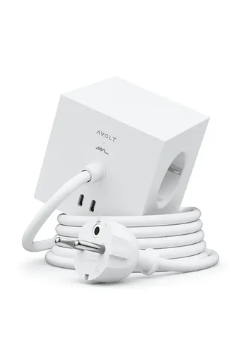 Magnetická nabíjacia kocka Avolt Square 1, 3 m Opal White