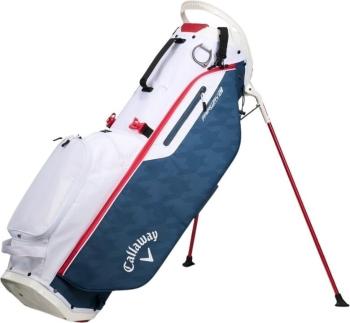 Callaway Fairway C Stand Bag White/Navy Houndstooth/Red