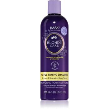 HASK Blonde Care Purple Shampoo fialový šampón neutralizujúci žlté tóny 355 ml