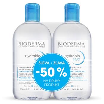 BIODERMA Hydrabio H2O Micelárna voda Výhodné balenie 2x500 ml