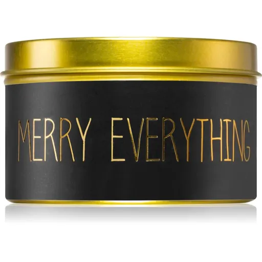My Flame Warm Cashmere Merry Everything & Happy Always vonná sviečka v plechu 8x4,5 cm