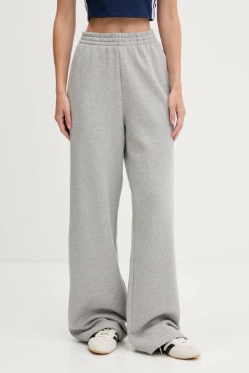 Bavlnené tepláky adidas Originals Essentials šedá farba, melanžové, JW2811