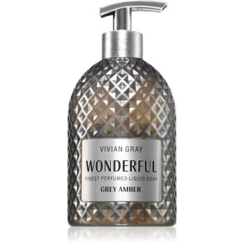 Vivian Gray Wonderful Grey Amber luxusné tekuté mydlo na ruky s parfumáciou 500 ml