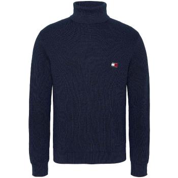 Tommy Jeans  Slim Roll Neck Jumper Dark Night Navy  Mikiny Modrá