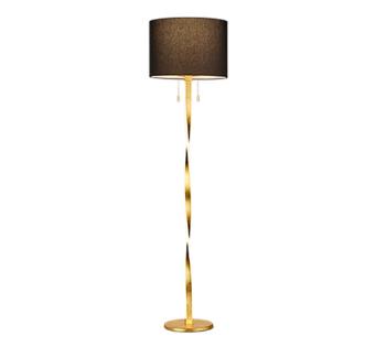 LED stojaca lampa Trio Nandor zlatá 475310379