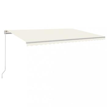 Ručne zaťahovacia markíza s LED svetlom 500x300 cm Dekorhome