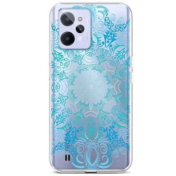 TopQ Kryt Realme C31 silikon Blue Mandala 74415 (Sun-74415)