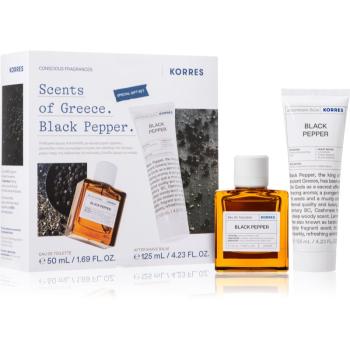 Korres Black Pepper darčeková sada pre mužov