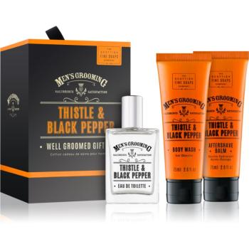 Scottish Fine Soaps Men’s Grooming Thistle & Black Pepper darčeková sada pre mužov