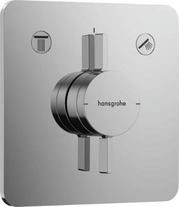 Sprchová a vaňová batéria Hansgrohe DuoTurn Q bez podomietkového telesa chróm 75414000