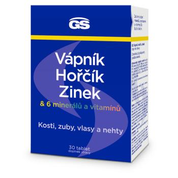 GS Vápnik horčík zinok 30 tabliet