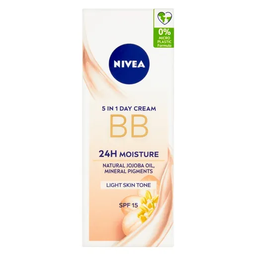 NIVEA BB Hydratačný krém 5v1 Svetlá pleť 50 ml