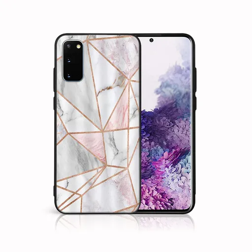 MY ART Ochranný kryt pre Samsung Galaxy S20 PINK MARBLE (143)