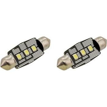 COMPASS Žiarovka 3 LED SMD 12 V  suf.11X38 SV8.5 NEW-CAN-BUS biela 2ks (8591686338270)