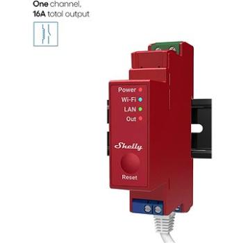 Shelly Pro 1PM, spínací modul na DIN lištu, meranie spotreby, LAN, WiFi, a Bluetooth (SHELLY-PRO-1PM)