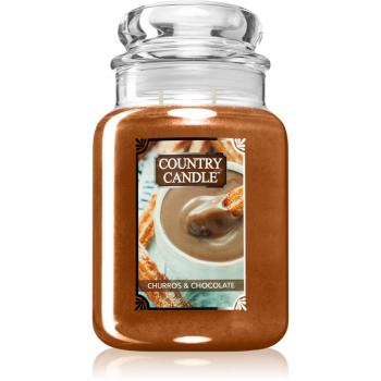 Country Candle Churros & Chocolate vonná sviečka 737 g