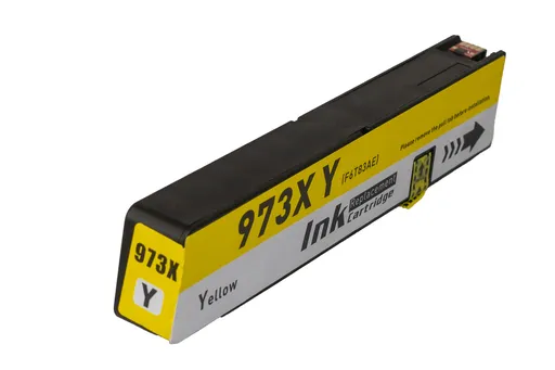 Renovovaná atramentová náplň F6T83AE, no.973X, UPDATED CHIP, 110ml listov pre tlačiarne HP (ORINK BULK), žltá