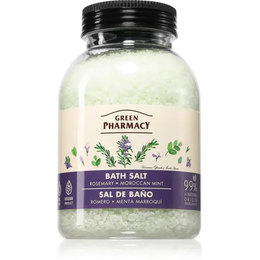 Green Pharmacy Rossemary & Maroccan Mint Bath Salt relaxačná soľ do kúpeľa 1000 g