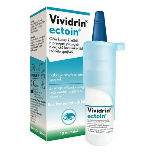 BAUSCH & LOMB  Vividrin Ectoin očné kvapky 10 ml