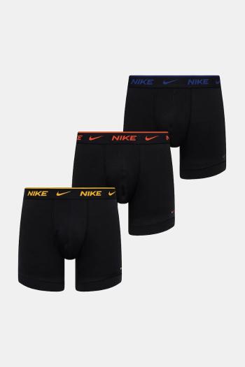 Boxerky Nike 3-pak pánske, čierna farba, 0000KE1007