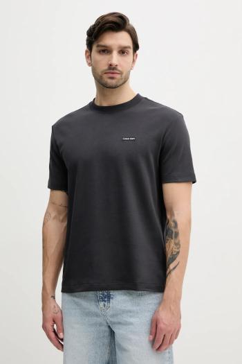 Tričko Calvin Klein Jeans pánske, čierna farba, jednofarebné, J30J327234