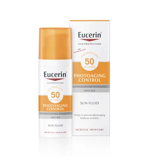 EUCERIN Sun Photoaging Control opaľovacia emulzia na tvár SPF50 50 ml