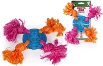 Hračka pre psov Denta Roo Disk so 4 uzlami 24cm/8cm