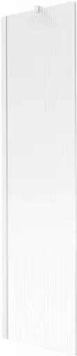 MEXEN/S - Next vaňová zástena FIX 50 x 150, prúžky, biela 895-050-000-00-09-20
