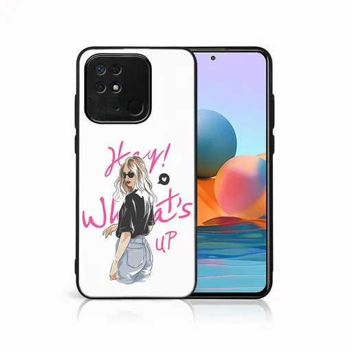 MY ART Ochranný obal Xiaomi Redmi 10C -WHATSUP (132)