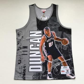 Mitchell & Ness tank top San Antonio Spurs Player Burst Mesh Tank black - XL
