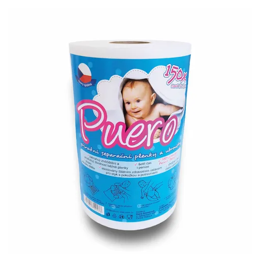 Detská plienka separačná prírodná PUERO 150 ks