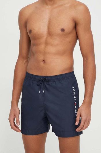 Plavkové šortky Tommy Hilfiger tmavomodrá farba,UM0UM03258