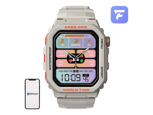 Hodinky ZEBLAZE Ares GPS White