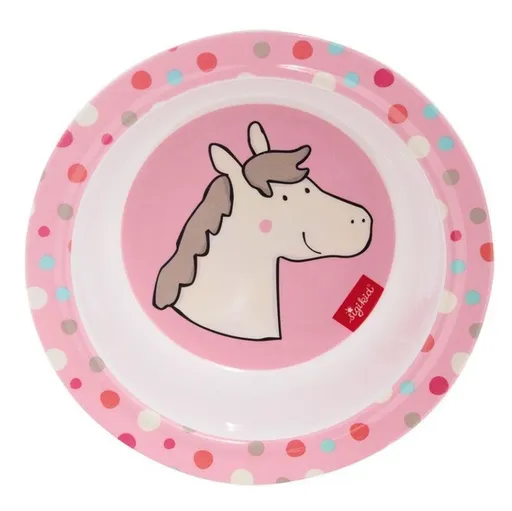 Melamín baby mištička Hoppe Dot kôň 15,5 cm