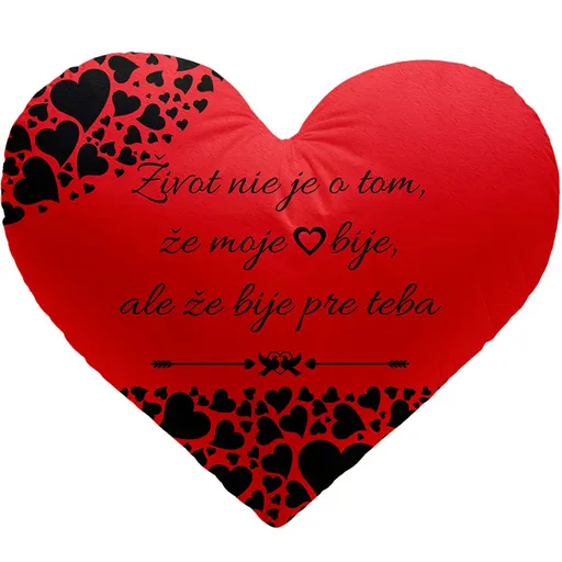 Vankúšik srdcový - Moje srdce