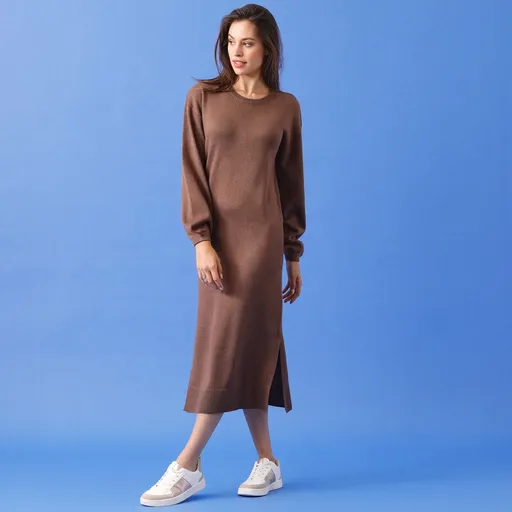 Dlhé pletené šaty