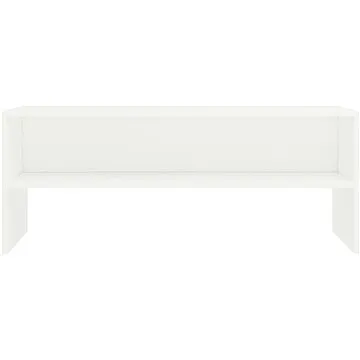 TV stolík biely, 100 x 40 x 40 cm, drevotrieska, 800045