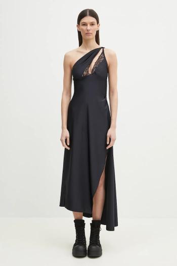 Šaty Coperni Asymmetric Long čierna farba, maxi, áčkový strih, COPR135545