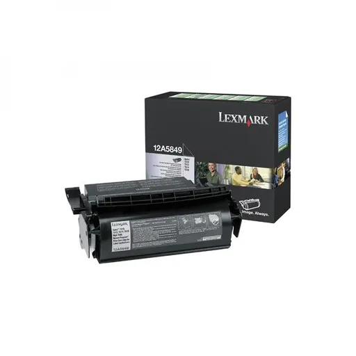 LEXMARK 12A5849 - originálny toner, čierny, 25000 strán