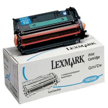 Lexmark 10E0040 azúrový (cyan) originálny toner