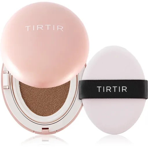 TIRTIR Mask Fit All Cover Cushion Mini matujúci make-up v hubke odtieň 43N Deep Cocoa 4.5 g
