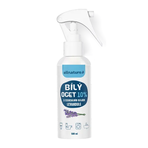 ALLNATURE Biely ocot sprej 10% levanduľa 500 ml, poškodený obal