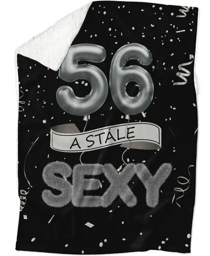 Deka Stále sexy – Čierna (vek: 56, Podšitie baránkom: ÁNO)