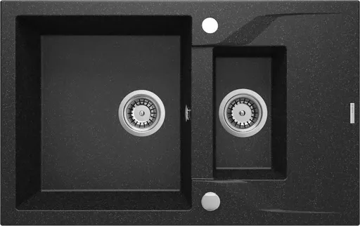 DEANTE DEANTE - Andante grafit - Granitový drez, 1.5 - bowl s odkvapkávačom ZQN_2513