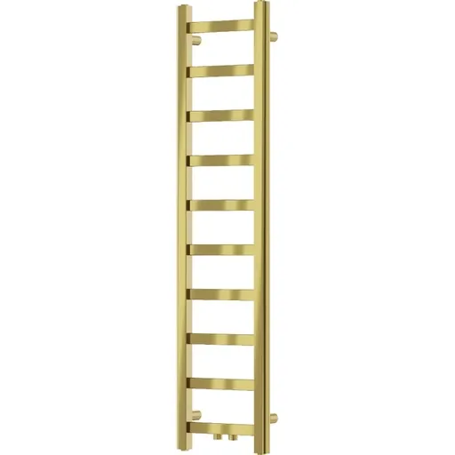 MEXEN - Bolt vykurovací rebrík/radiátor 1200 x 300 mm, 189 W, zlatá W126-1200-300-00-50