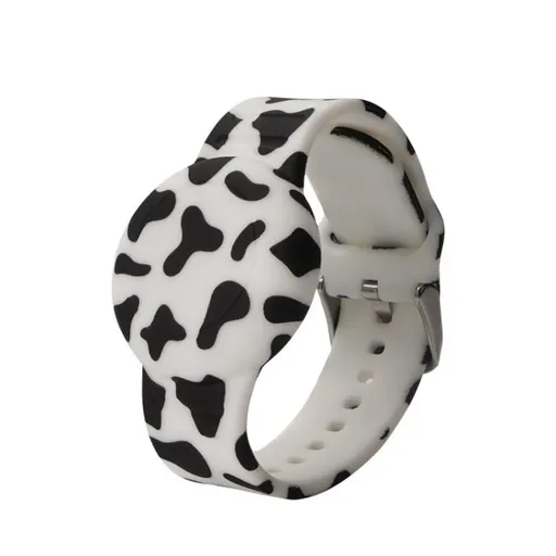 ART Silikónový remienok pre Apple AirTag COW PRINT