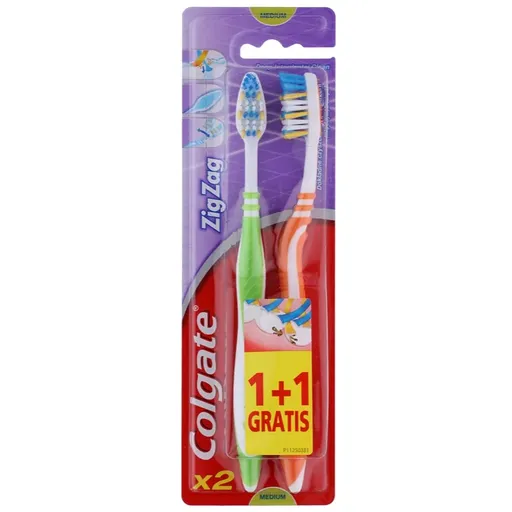 Colgate Zig Zag Medium zubné kefky medium 2 ks 2 ks